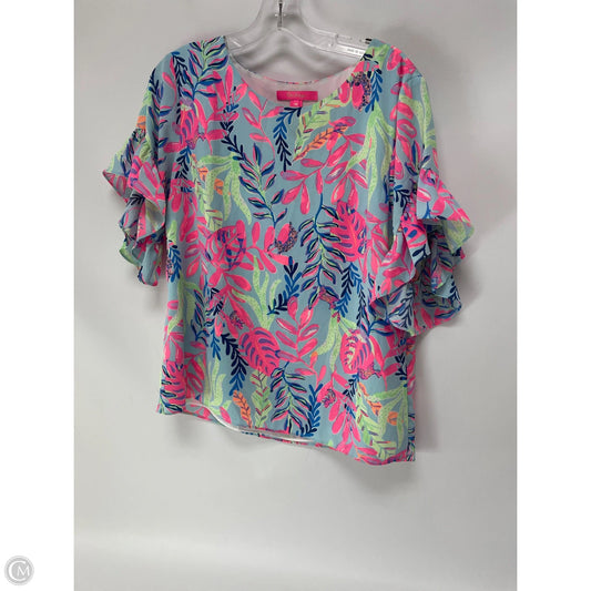 Top Long Sleeve By Lily In Multi-colored, Size: M