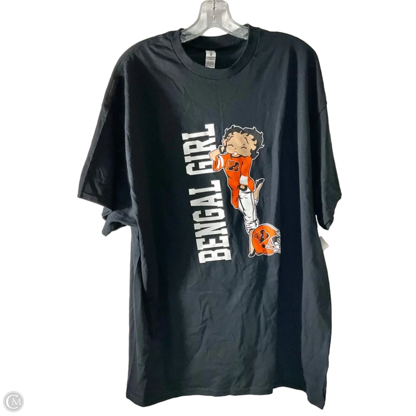 Top Short Sleeve By Gildan In Black, Size: 2x