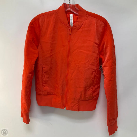Athletic Jacket By Lululemon In Red, Size: 4