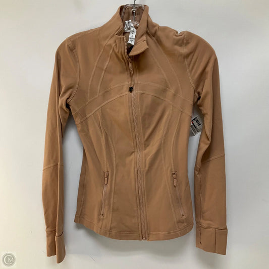 Athletic Jacket By Lululemon In Mauve, Size: 4