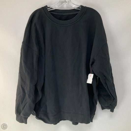 Sweatshirt Crewneck By Lululemon In Black, Size: 10