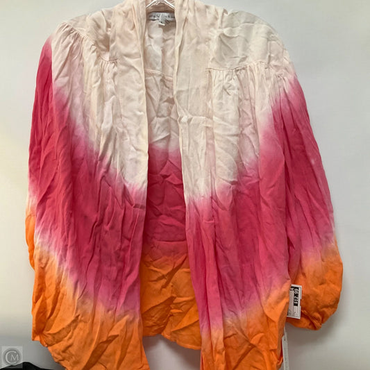 Top Long Sleeve By Young Fabulous & Broke In Multi-colored, Size: L