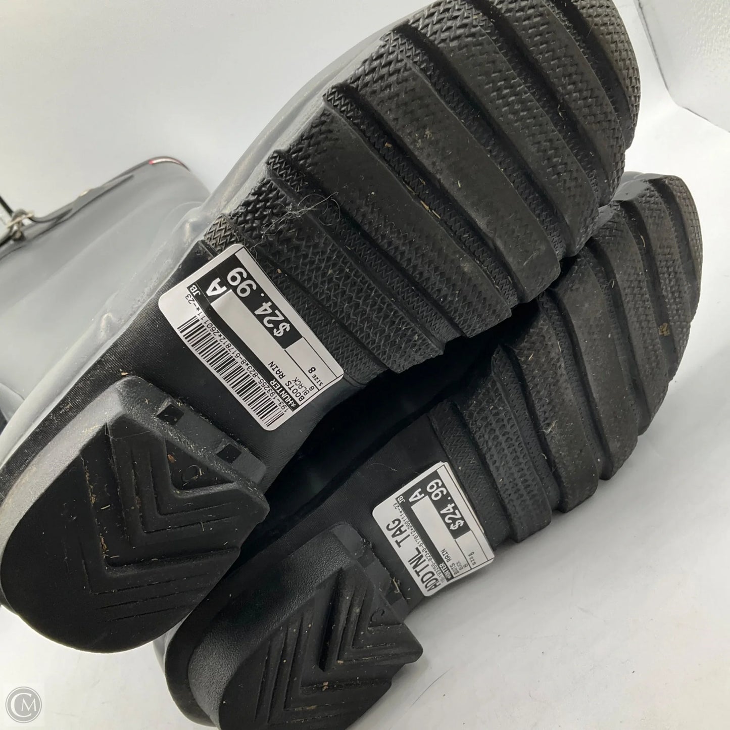 Boots Rain By Hunter In Black, Size: 8