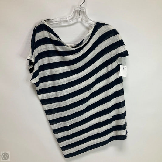 Top Short Sleeve Designer By Tory Burch In Striped Pattern, Size: Xs