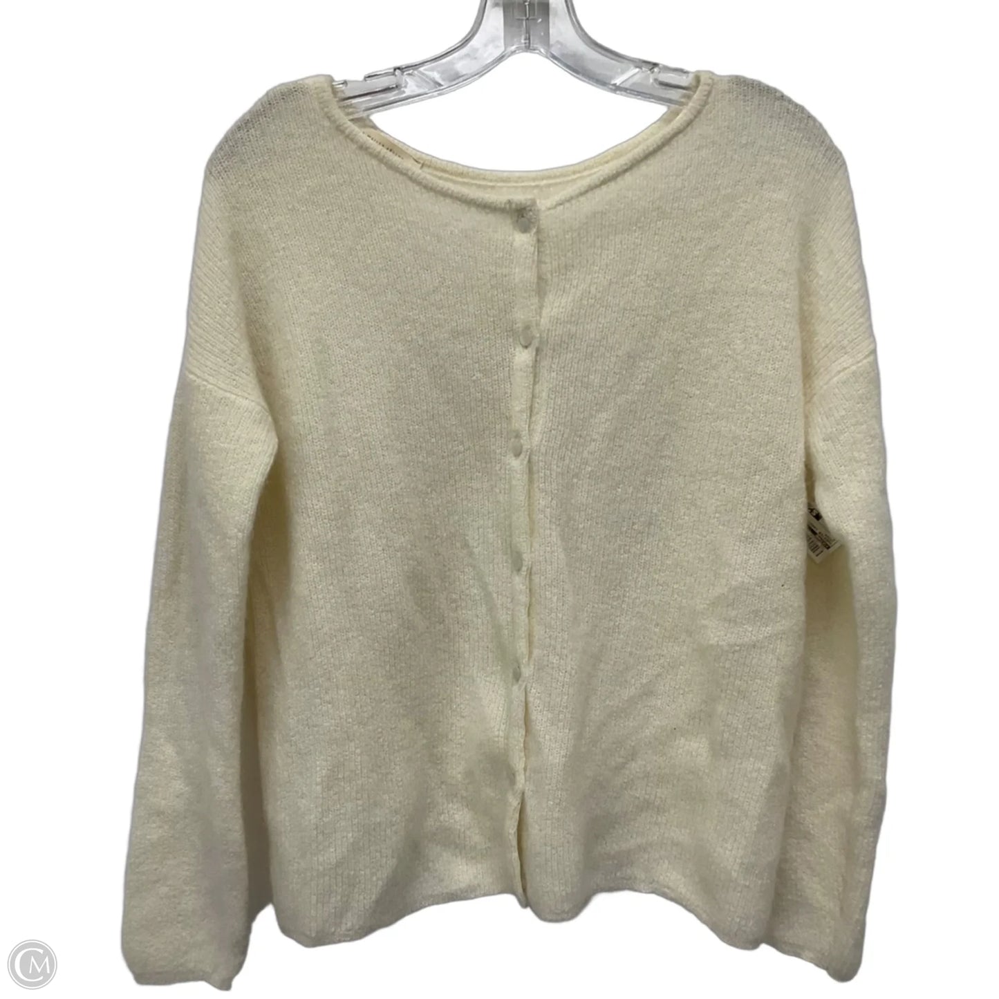 Sweater Cardigan By Sezane In Cream, Size: M