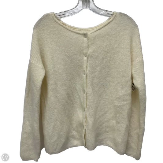 Sweater Cardigan By Sezane In Cream, Size: M