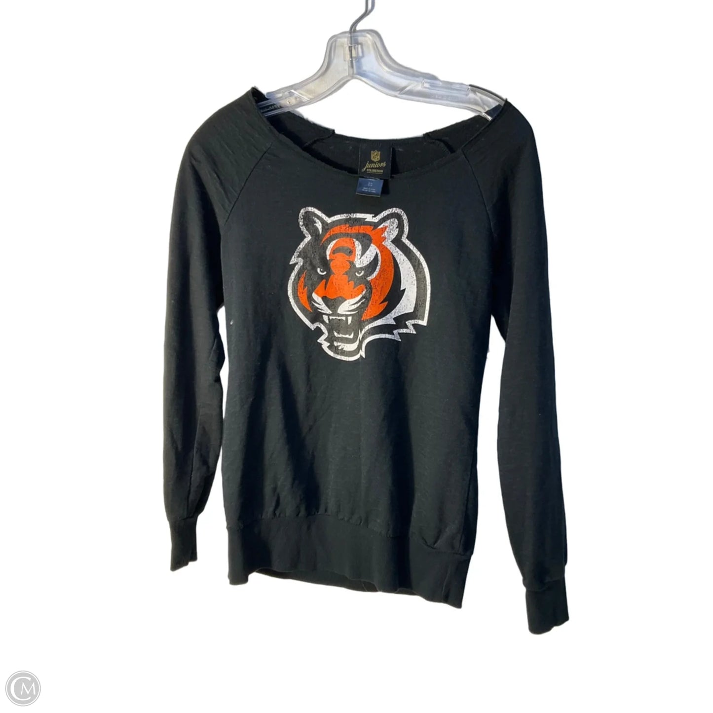 Athletic Sweatshirt Crewneck By Nfl In Black, Size: M