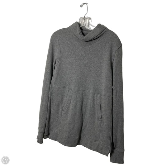 Athletic Sweatshirt Collar By Lululemon In Grey, Size: 8