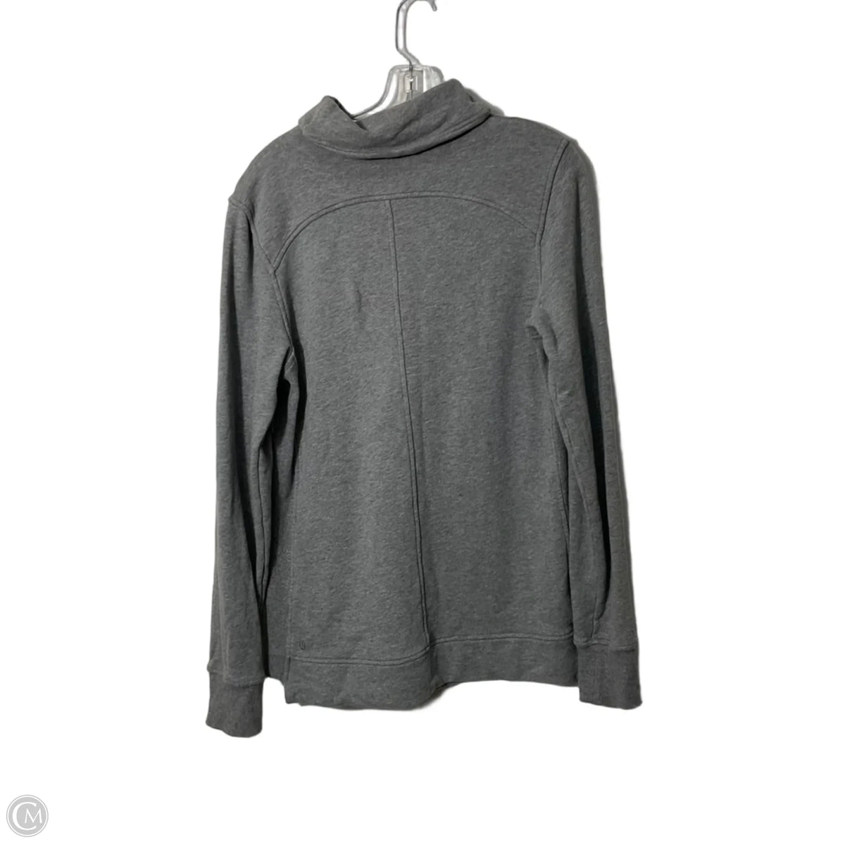 Athletic Sweatshirt Collar By Lululemon In Grey, Size: 8