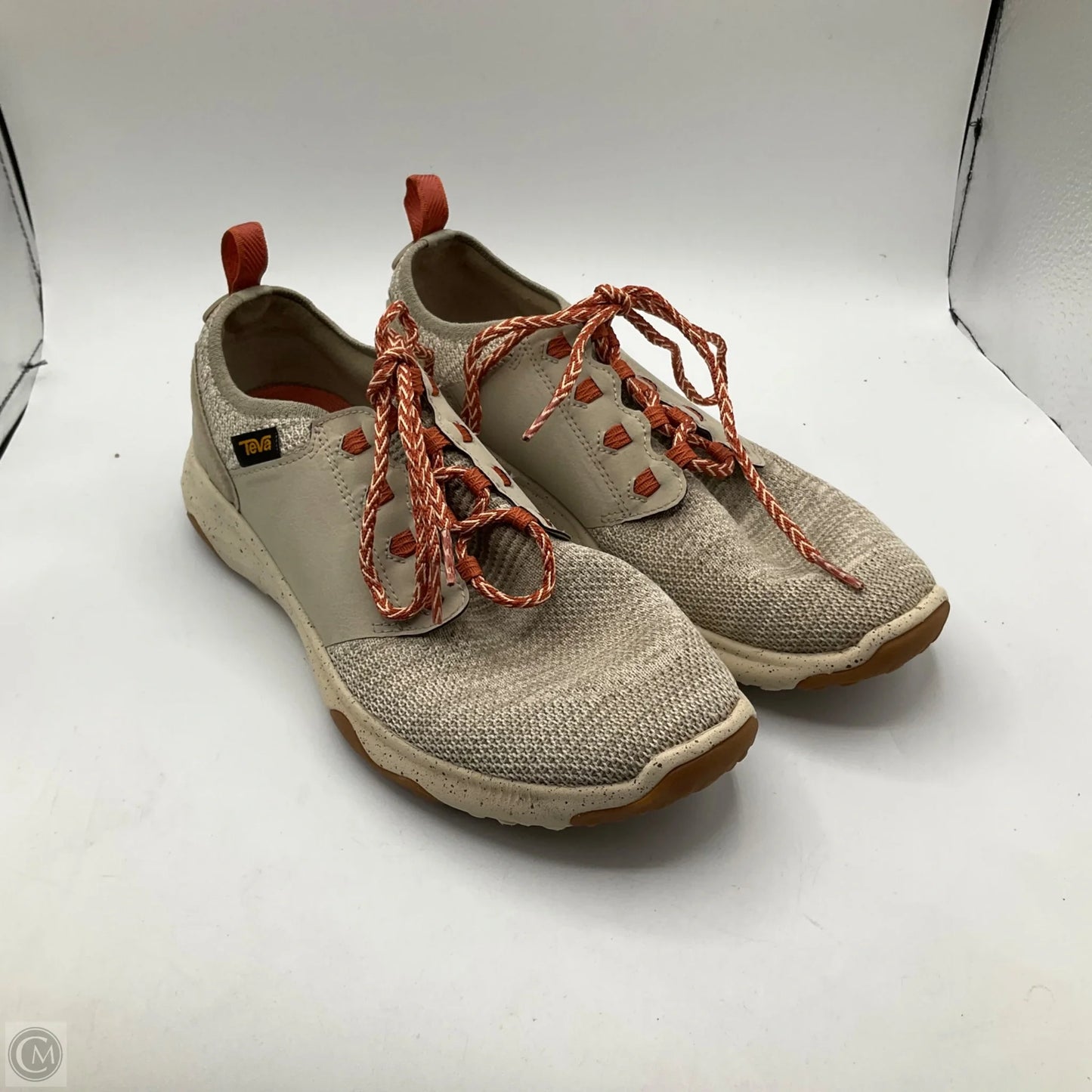 Shoes Athletic By Teva In Grey & Red, Size: 10