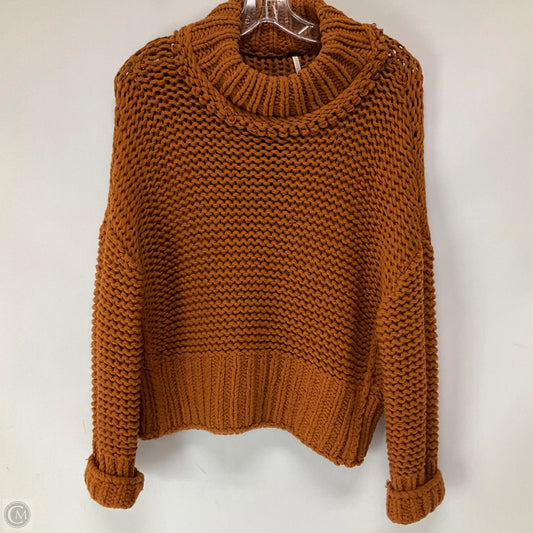 Sweater By Free People In Orange, Size: S