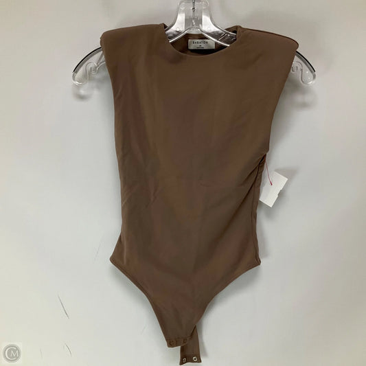 Top Sleeveless By Babaton In Brown, Size: Xs