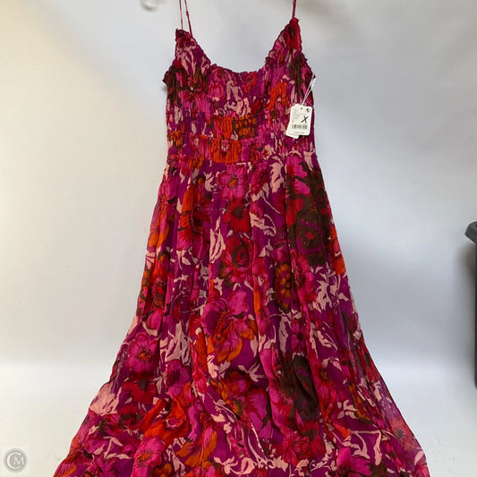 Dress Casual Maxi By Free People In Floral Print, Size: S