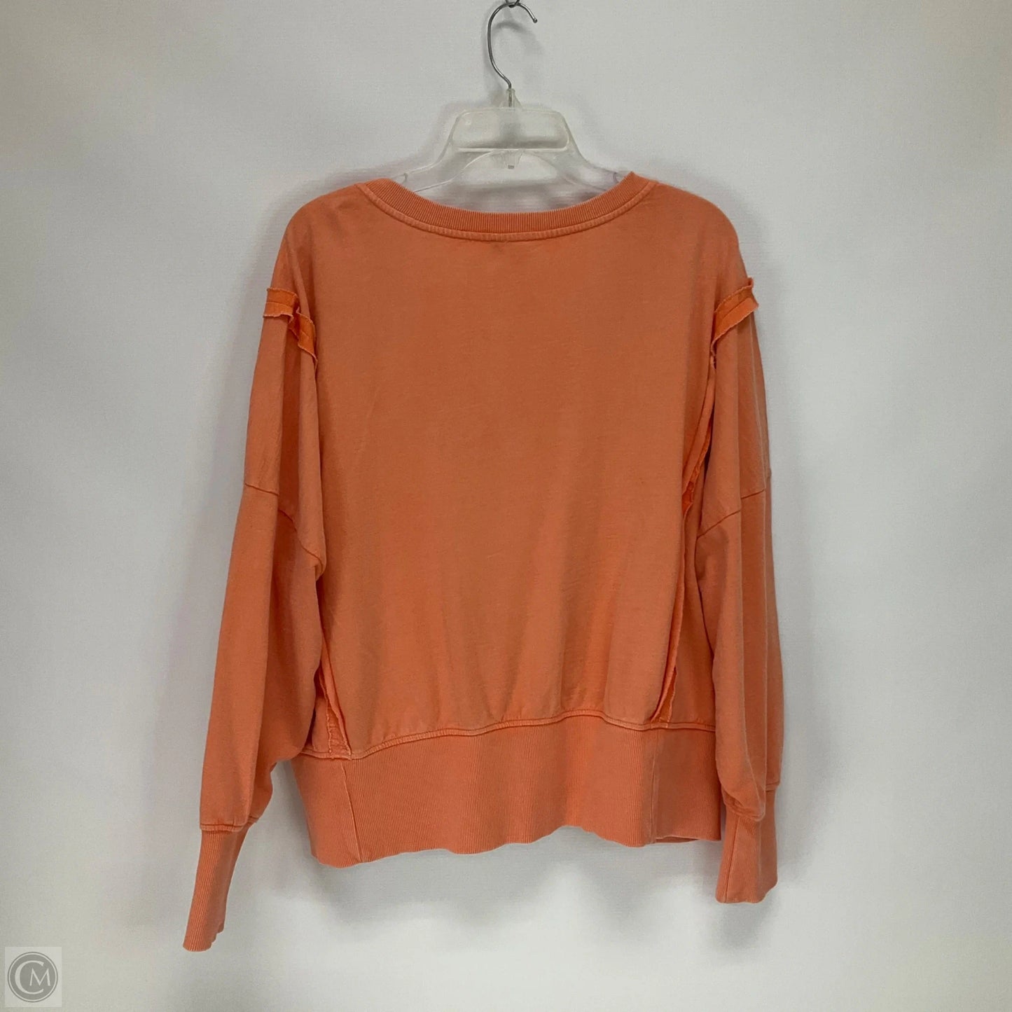 Top Long Sleeve By Pilcro In Orange, Size: M