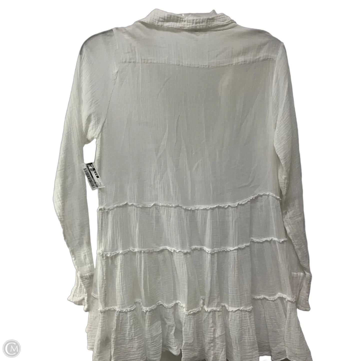 Top Long Sleeve By Free People In White, Size: S