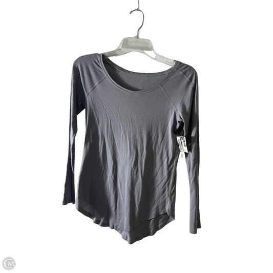 Athletic Top Long Sleeve Crewneck By Lululemon In Grey, Size: 6