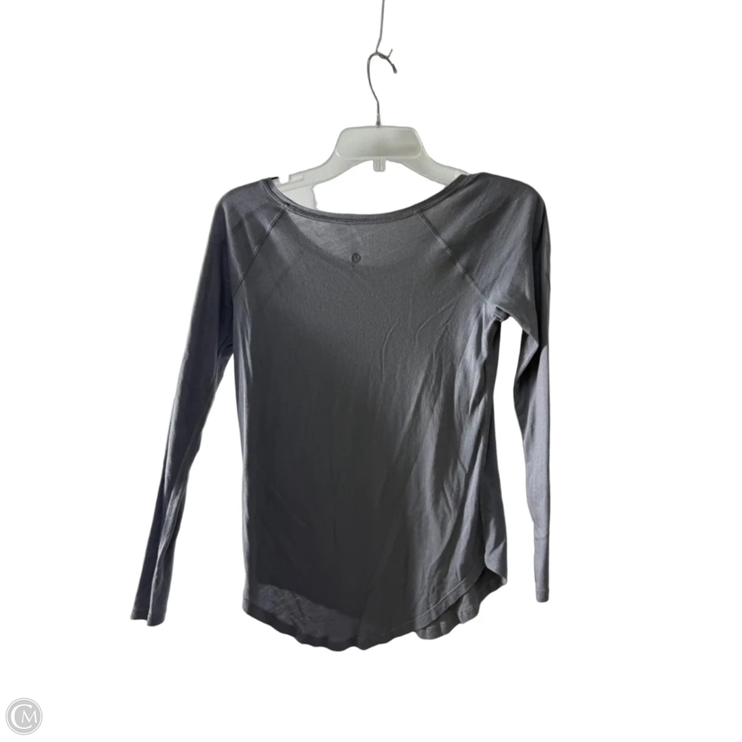 Athletic Top Long Sleeve Crewneck By Lululemon In Grey, Size: 6