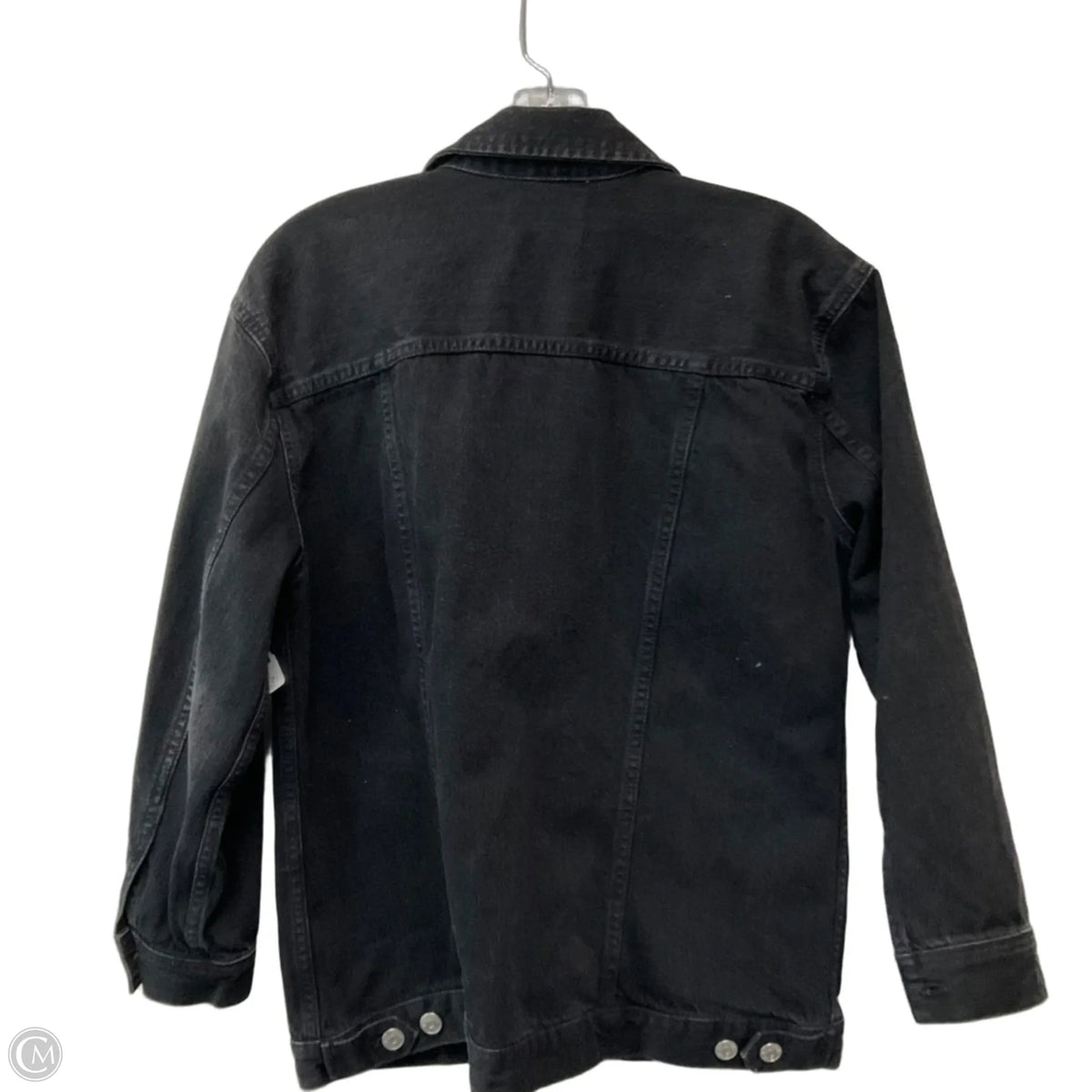Jacket Denim By Madewell In Black, Size: M