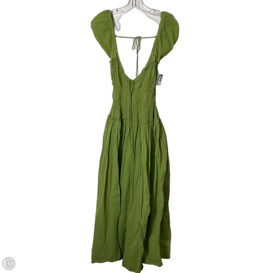Dress Casual Maxi By Free People In Green, Size: Xs