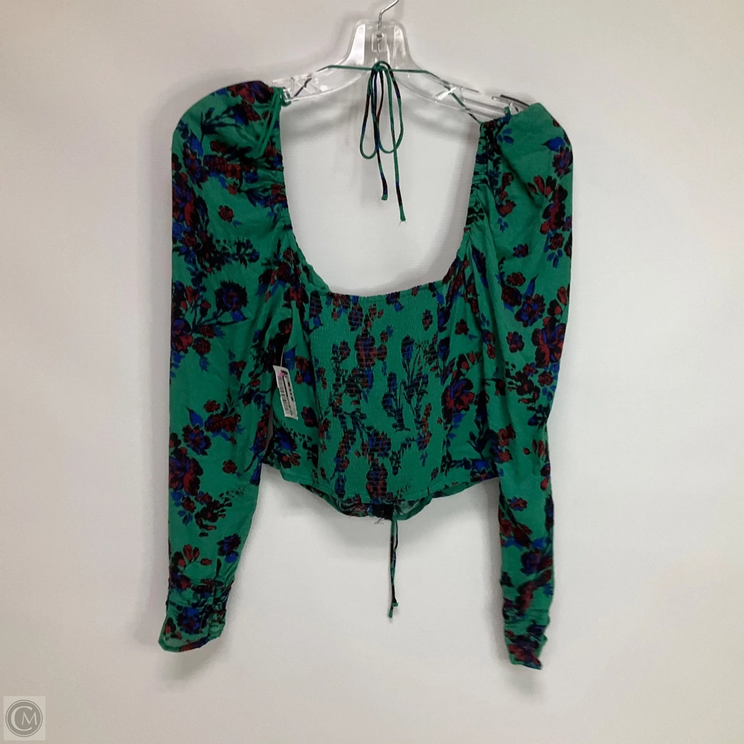 Top Long Sleeve By Free People In Green, Size: Xs