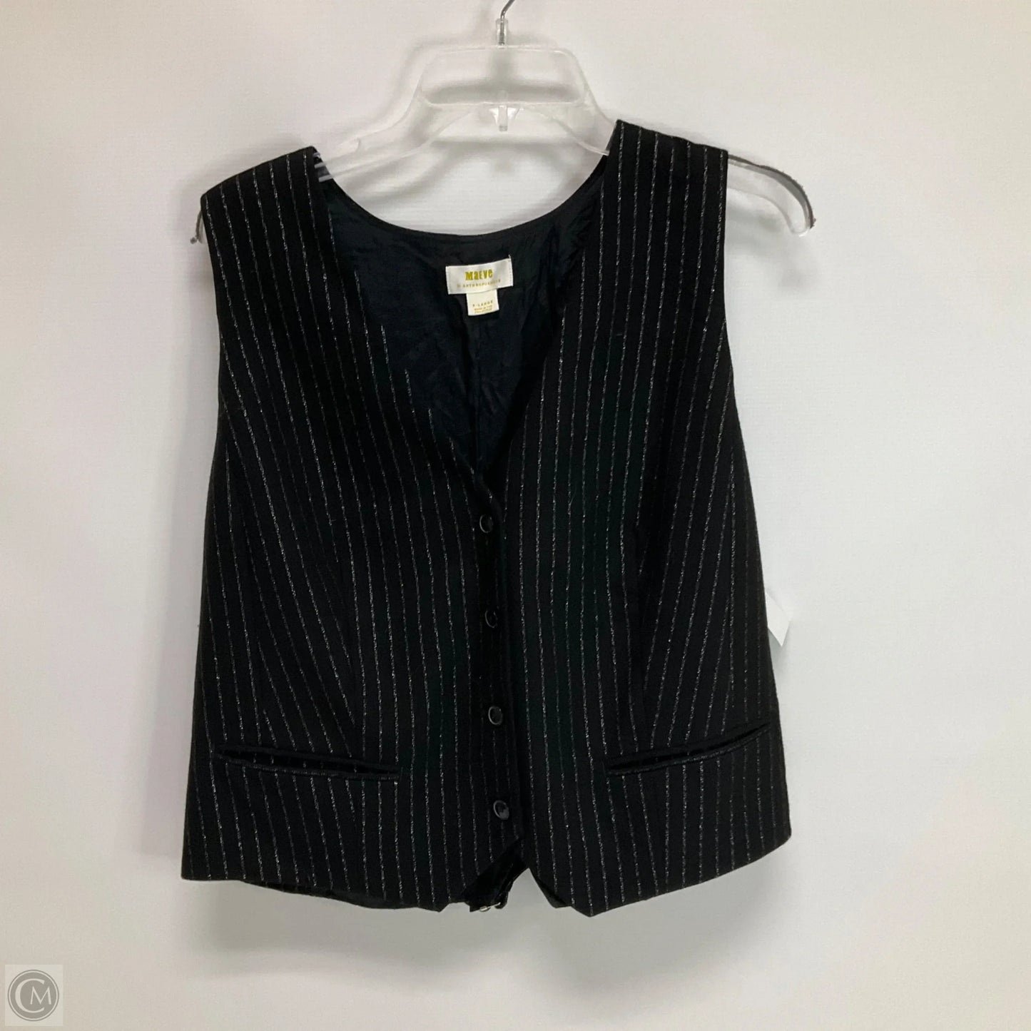 Vest Other By Anthropologie In Black, Size: Xl