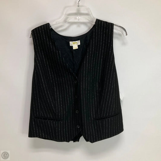 Vest Other By Anthropologie In Black, Size: Xl