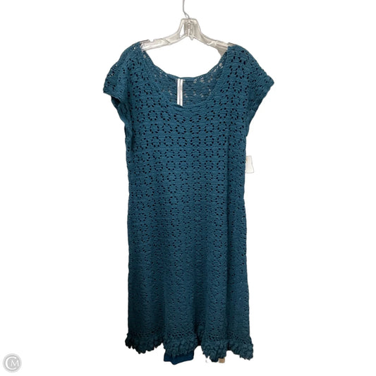 Dress Sweater By Anthropologie In Blue, Size: 2x