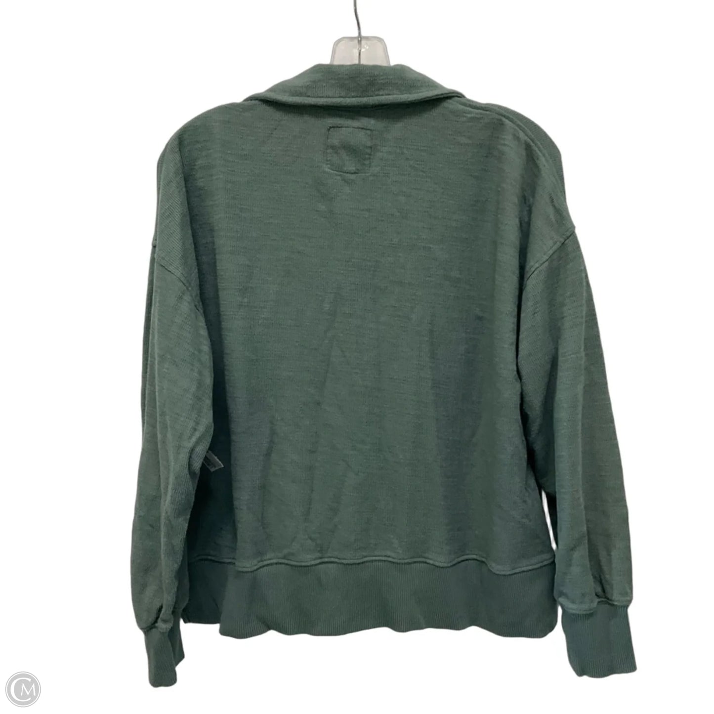 Top Long Sleeve By Aerie In Green, Size: S