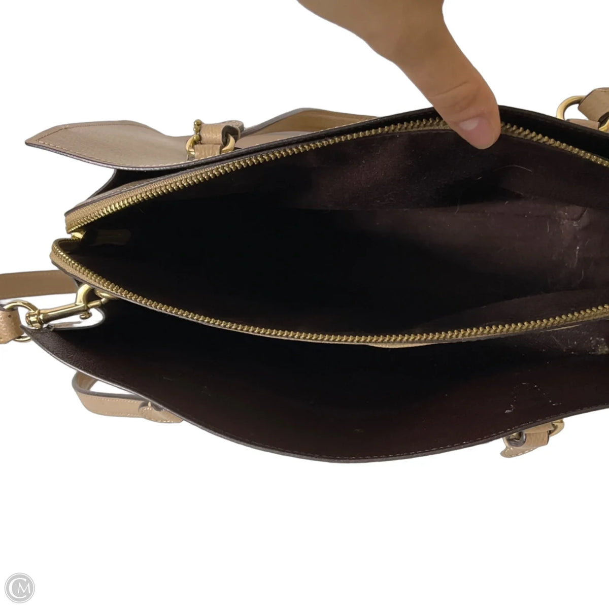 Handbag Designer By Coach, Size: Medium