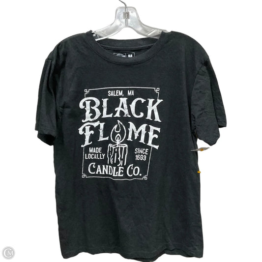 Top Short Sleeve By Cmf In Grey, Size: M