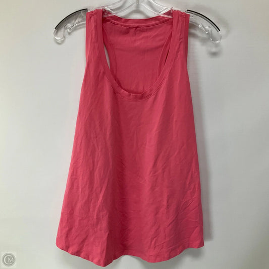 Athletic Tank Top By Lululemon In Pink, Size: L