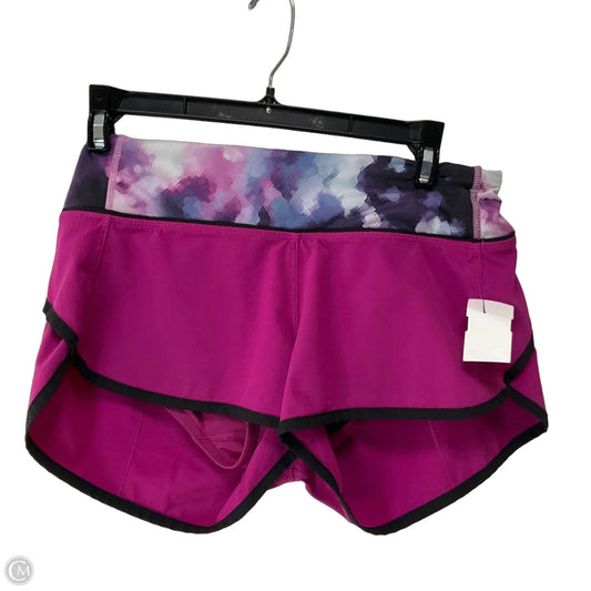 Athletic Shorts By Lululemon In Purple, Size: 4
