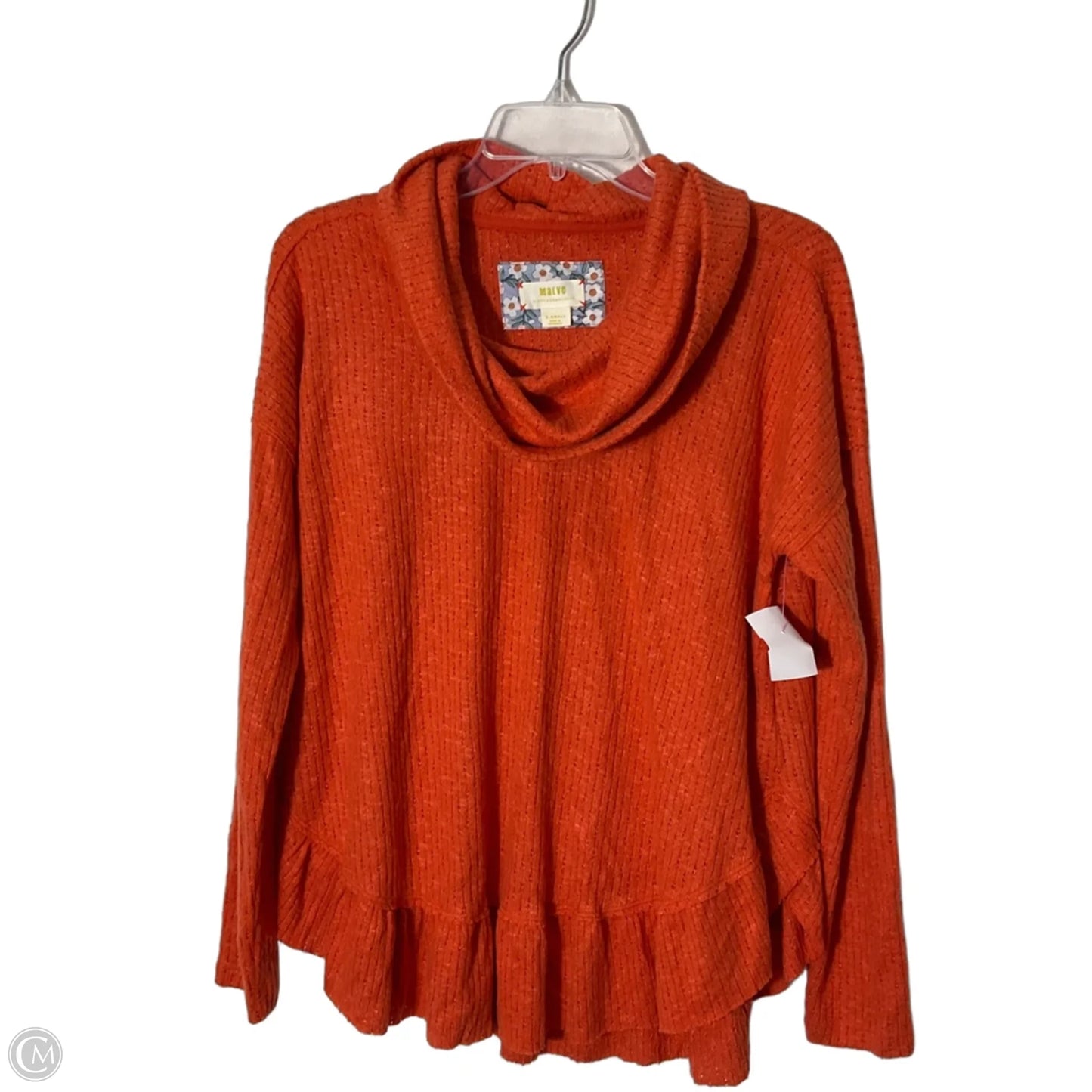 Top Long Sleeve By Maeve In Orange, Size: Xs