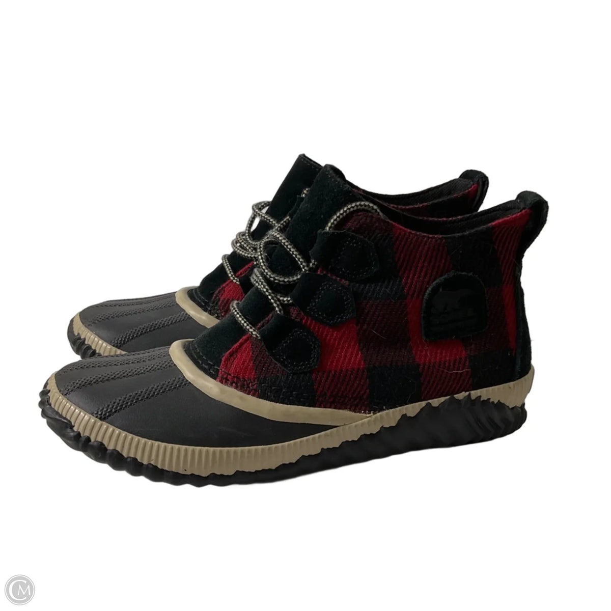 Boots Snow By Sorel In Plaid Pattern, Size: 9.5