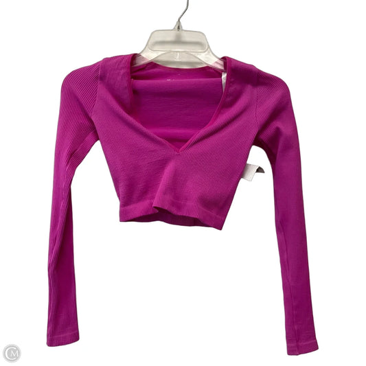 Top Long Sleeve Basic By Out From Under In Pink, Size: Xs