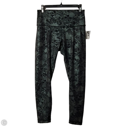 Athletic Leggings By Lululemon In Floral Print, Size: 8