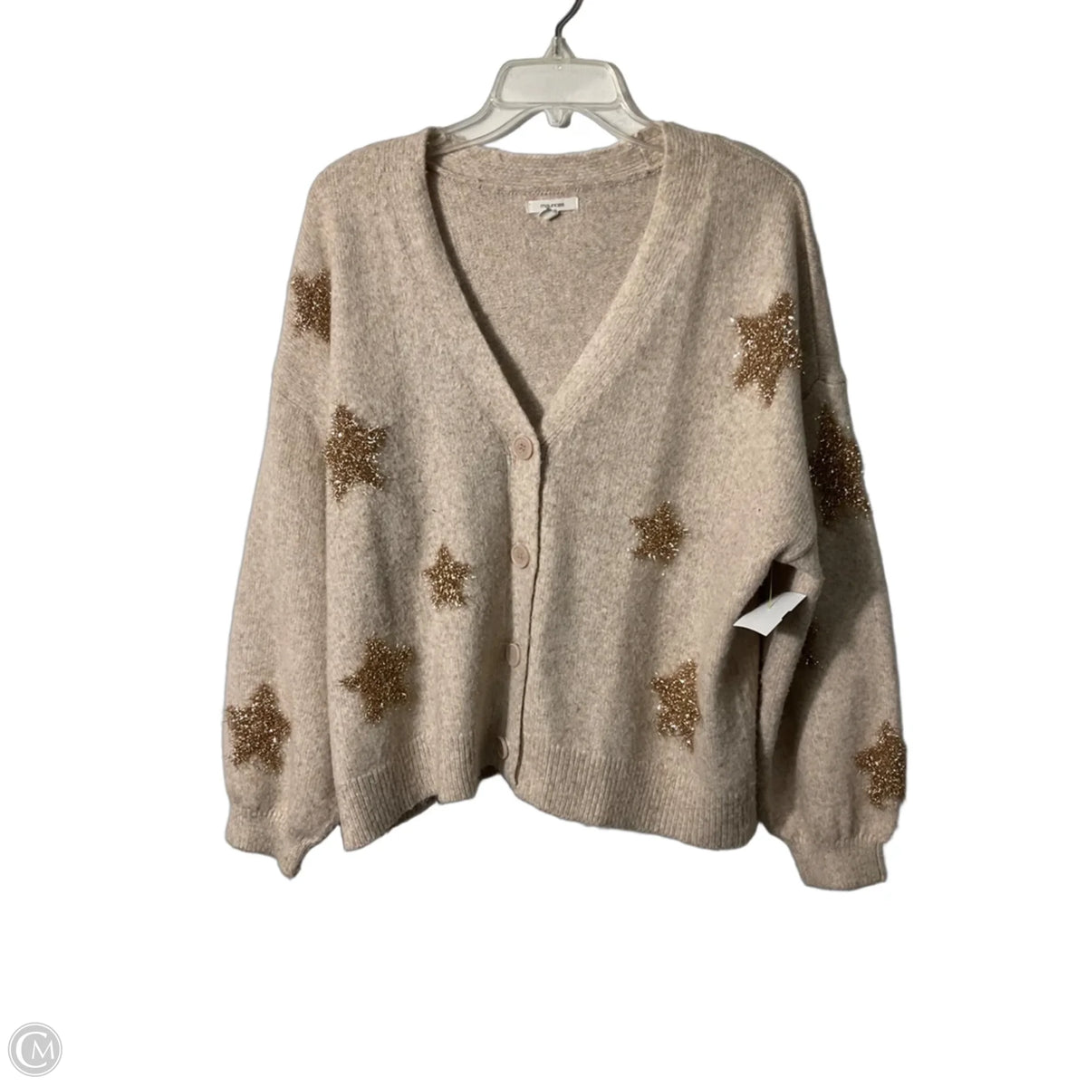 Cardigan By Maurices In Cream, Size: L