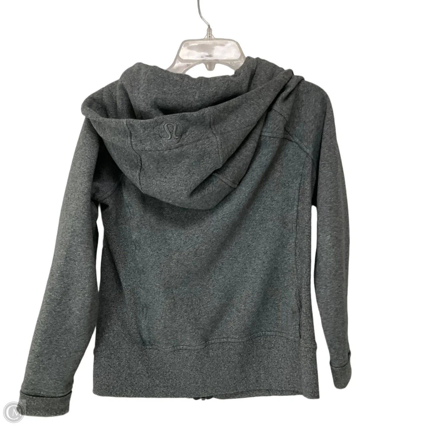 Athletic Jacket By Lululemon In Grey, Size: 10