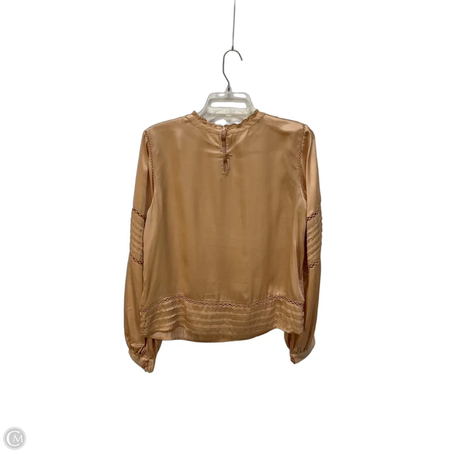 Top Long Sleeve By Anthropologie In Pink, Size: S