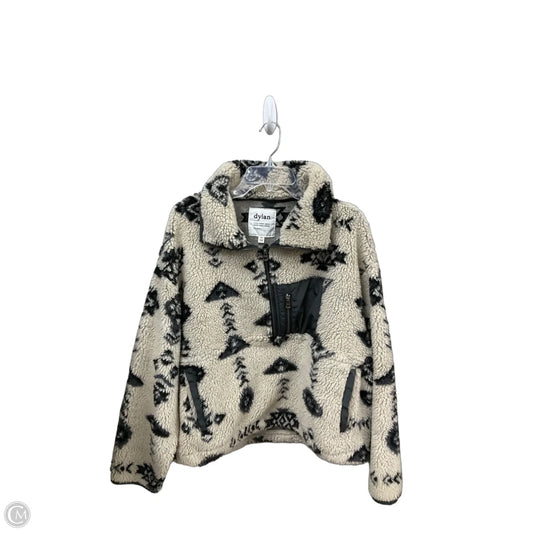Sweatshirt Collar By Dylan In Beige, Size: Xl