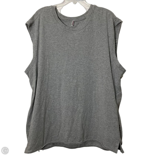 Athletic Tank Top By Free People In Grey, Size: Xl