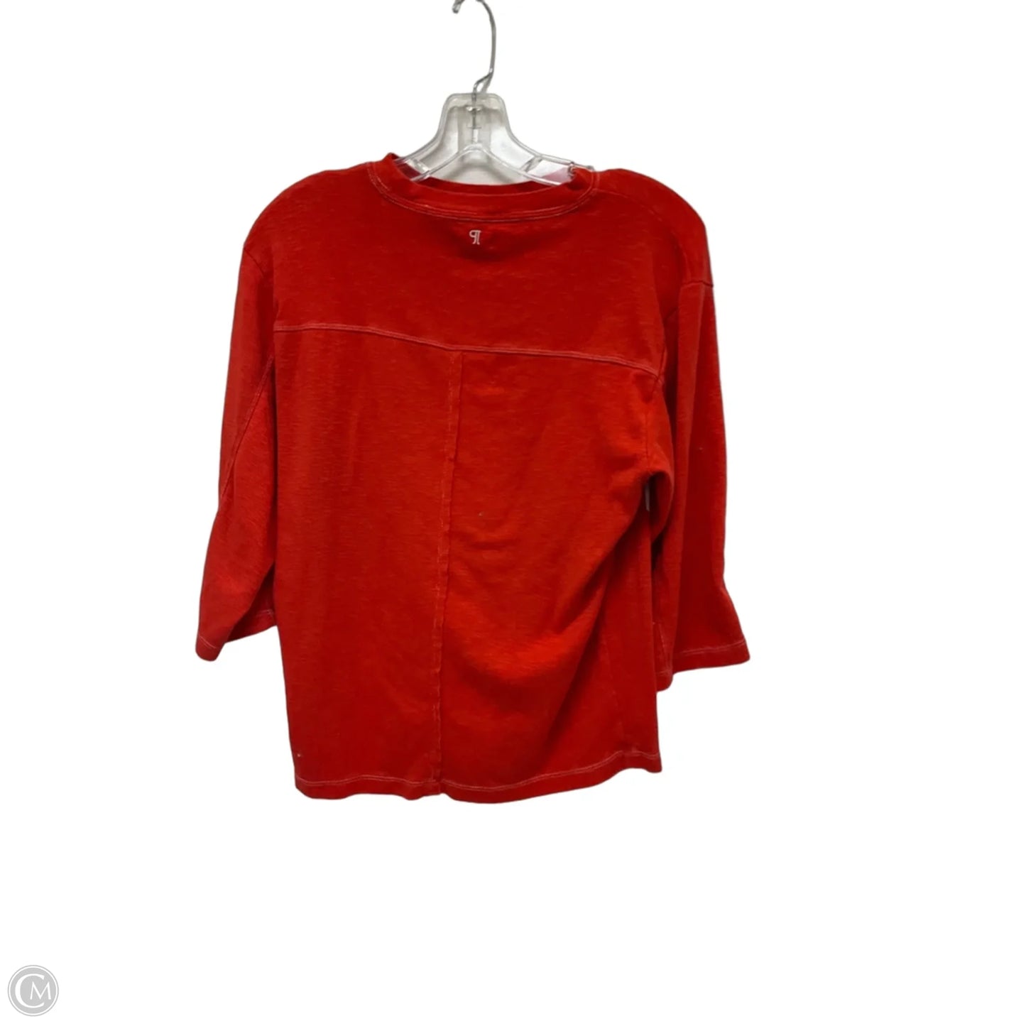 Top Long Sleeve By Pilcro In Red & White, Size: Xxs