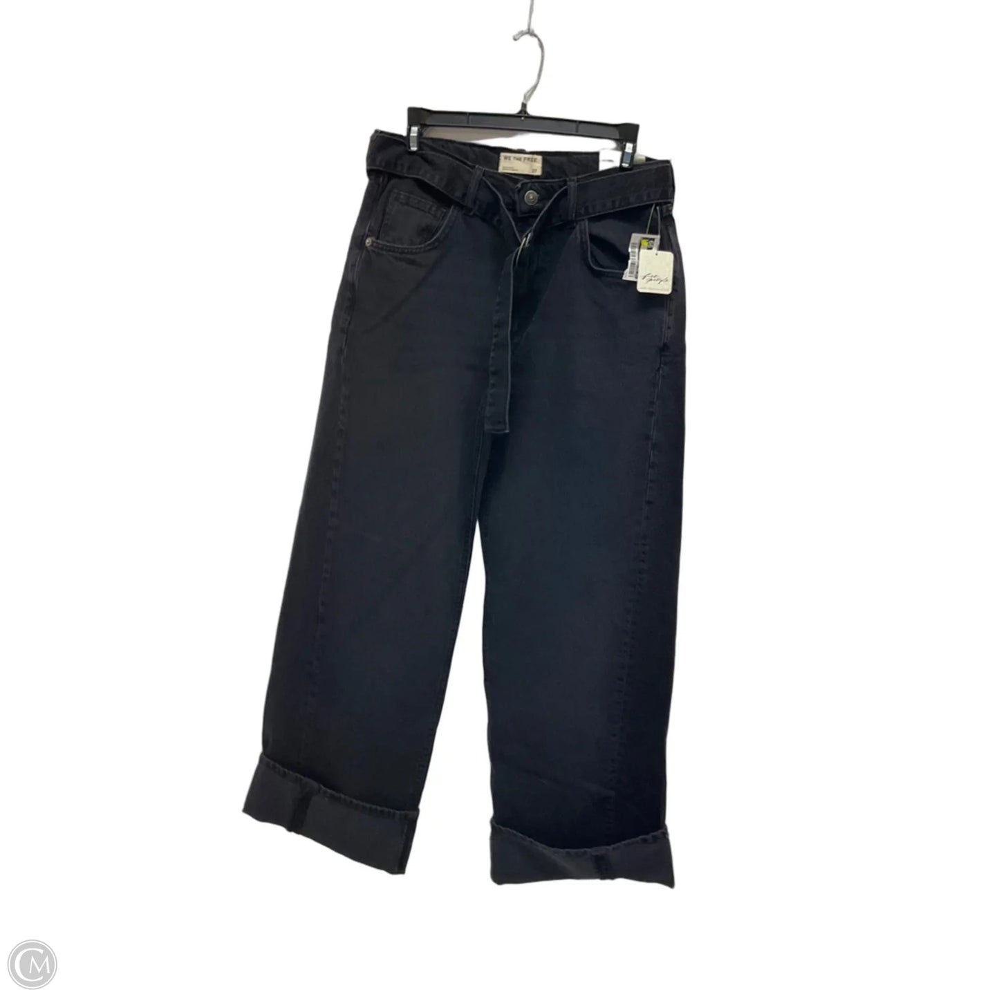 Jeans Wide Leg By We The Free In Black, Size: 4