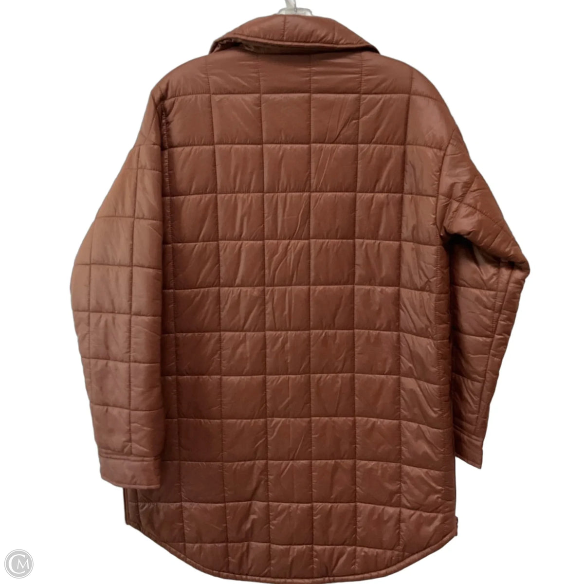 Jacket Puffer & Quilted By Offline In Brown, Size: S