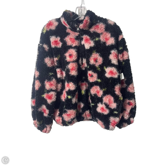 Jacket Faux Fur & Sherpa By Target-designer In Floral Print, Size: M