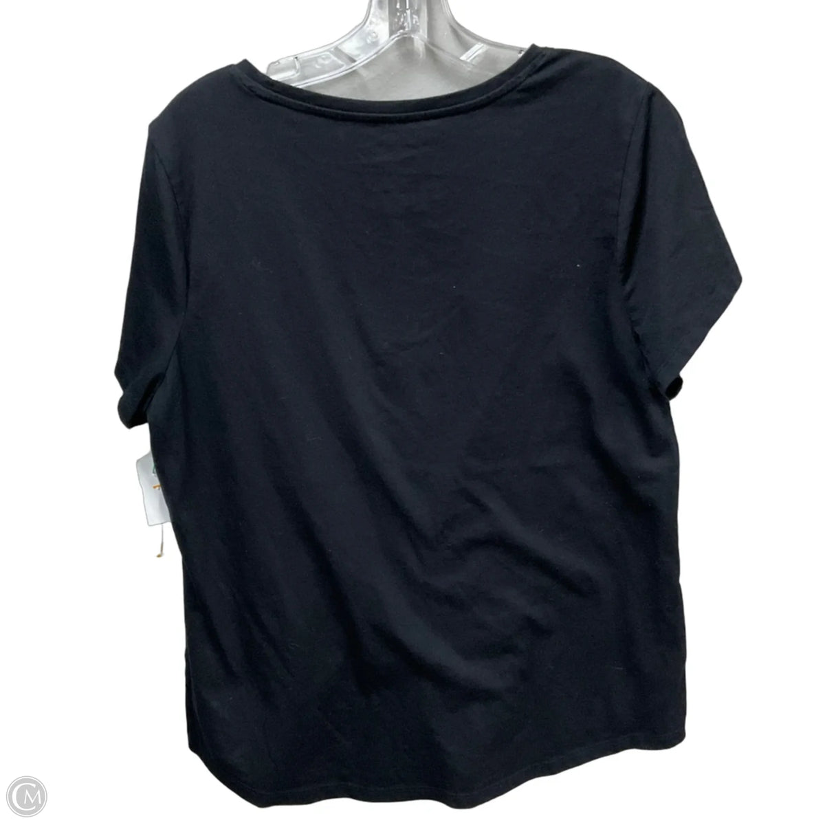 Top Short Sleeve Basic By Sonoma In Black & White, Size: L