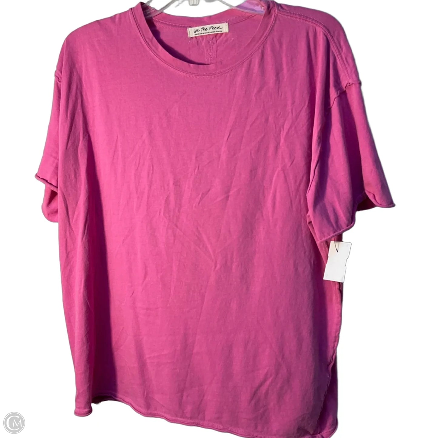 Top Short Sleeve Basic By We The Free In Pink, Size: S