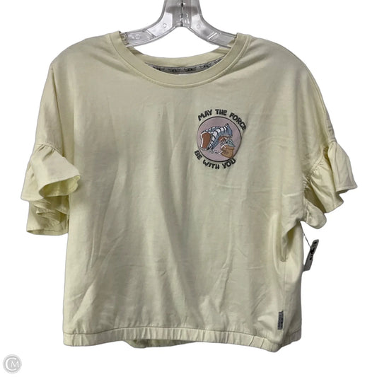 Top Short Sleeve By Cma In Cream, Size: M