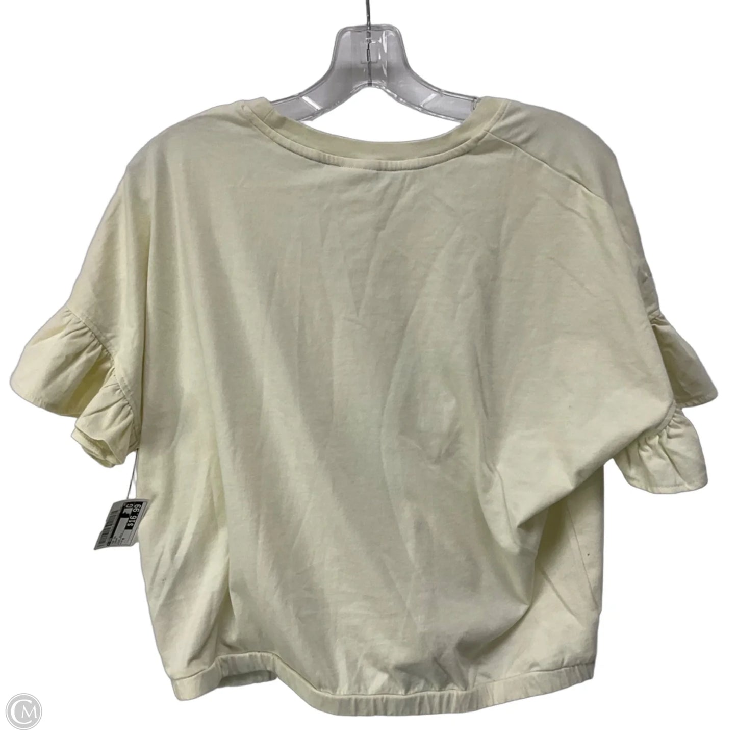 Top Short Sleeve By Cma In Cream, Size: M