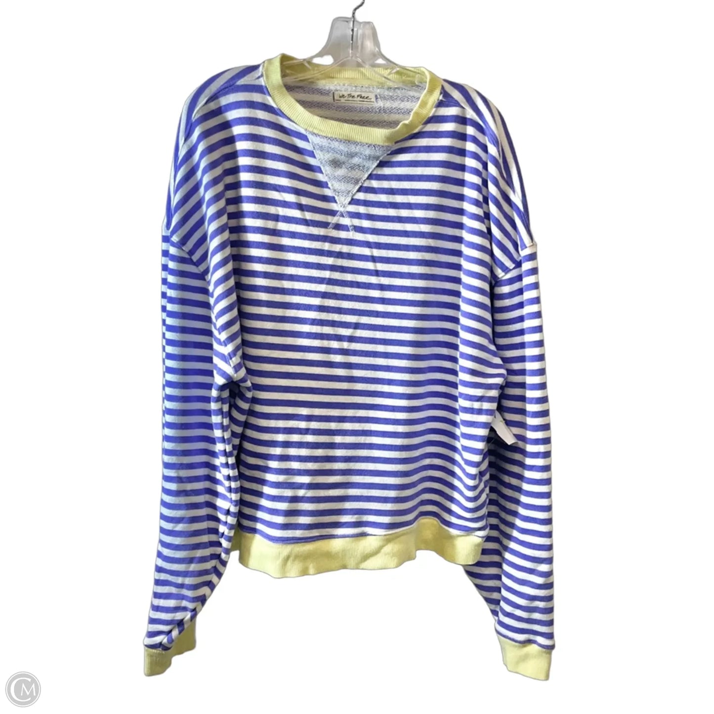 Top Long Sleeve By We The Free In Striped Pattern, Size: S